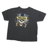BRAVADO Mens Black Guns N Roses Graphic T-Shirt 2XL Short Sleeve Crew Neck Rock