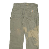 CARHARTT Mens Cotton Blend Relaxed Straight Trousers W33 L30 Workwear Utility