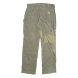 CARHARTT Mens Cotton Blend Relaxed Straight Trousers W33 L30 Workwear Utility