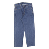 LEVI'S 505 Mens Jeans Blue Regular Straight Denim Medium W26 L25 Button Closure