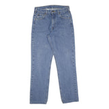 CARHARTT Womens Regular Fit Blue Denim Jeans W32 L32 Classic Zip Pockets
