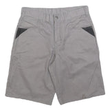 DICKIES Mens Shorts Grey & Black Casual Cotton Blend M W30 Workwear