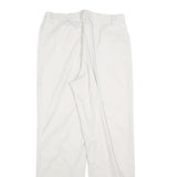 RIDERS Womens Cotton Blend White Regular Straight Trousers W30 L30 Comfortable