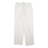 RIDERS Womens Cotton Blend White Regular Straight Trousers W30 L30 Comfortable