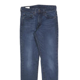 LEVI'S 511 BIG E Mens Jeans Blue Slim Skinny Denim W27 L32 Big E Logo Zip Fly