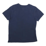 POLO RALPH LAUREN Mens Navy Blue T-Shirt L Short Sleeve Crew Neck Cotton Casual