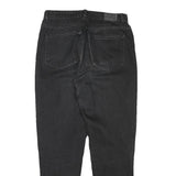 BERSHKA Womens Jeans Black Relaxed Straight Denim Medium W30 L29 Classic Style