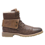 VENICE Lace-Up Boots Brown Leather Mens UK 9.5