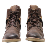 VENICE Lace-Up Boots Brown Leather Mens UK 9.5