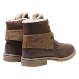 VENICE Lace-Up Boots Brown Leather Mens UK 9.5