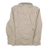 LEVI'S Mens Beige Cotton Blend Button Jacket L Casual Workwear Durable