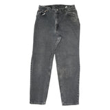 LEVI'S Mens Jeans Black Slim Skinny Denim W28 L27 Classic Cotton Zip Fastening