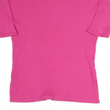 NOVAIS SOUSA Womens Pink Plain Jumper Cotton Blend Rib Knit S Casual Comfortable