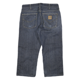 CARHARTT Mens Jeans Blue Regular Straight Denim Medium W32 L23 Classic Workwear