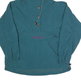 COLUMBIA Womens Teal & Purple Hooded Jacket M Nylon Plain Outdoor Pullover