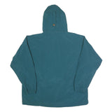 COLUMBIA Womens Teal & Purple Hooded Jacket M Nylon Plain Outdoor Pullover