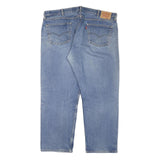 LEVI'S 501 Mens Jeans Blue Regular Straight Denim Medium W43 L29 Button Closure