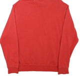 NIKE Mens Red Hoodie S S Logo Cotton Blend Pullover Sweatshirt