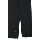 DICKIES Mens Cotton Blend Black Regular Straight Trousers W32 L30 Workwear