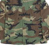 CENTRE MANUFACTURING COMPANY Mens Green & Brown Camouflage Outdoor Jacket M