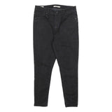 LEVI'S Mile High Big E Womens Jeans Black Slim Skinny Denim W33 L28 Stretch
