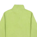 NAUTICA Mens Light Green Jumper Plain 1/4 Zip Regular Fit S Fleece Casual