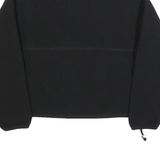 THE NORTH FACE Womens Black Fleece Jacket M Polyester Zip Casual Outdoor