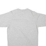 ADIDAS Mens Grey Graphic T-Shirt M Short Sleeve Crew Neck Cotton Blend Casual