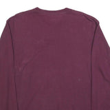 JANSPORT Mens Maroon UC Davis Aggies Graphic T-Shirt L Long Sleeve Crew Neck