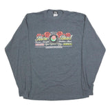 SHIRTWERX Mens Grey Rose Bowl 2010 Long Sleeve Crew Neck Graphic T-Shirt L