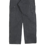 DICKIES Mens Relaxed Black Denim Jeans W36 L34 Cotton Blend Zip Pockets