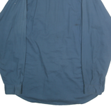 BUGLE BOY Mens Blue Cotton Shirt XL Casual Button Down Long Sleeve Pocket