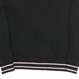 FILA Mens Black Colourblock Crew Neck M Sweatshirt Retro Logo Casual Style