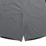 REEBOK Mens Shorts Black & Grey Casual M W32 Drawstring Pockets Light Weight