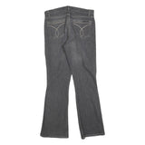 CALVIN KLEIN JEANS Womens Grey Regular Flared Denim Medium W32 L32 Stylish