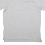 TOMMY HILFIGER Mens Grey Short Sleeve Plain Polo Shirt XL Classic Cotton