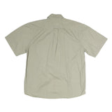 HIGH SIERRA Mens Beige Cotton Shirt XL Casual Classic Button-Up Pocket