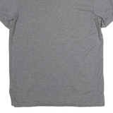 CALVIN KLEIN Mens Grey Short Sleeve Plain S Polo Shirt Cotton Casual Basic