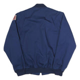 UNITOG Mens Blue Cotton Bomber Jacket XL Zip Plain Casual Workwear