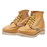 RHINO Lace-Up Boots Brown Leather Womens UK 5.5