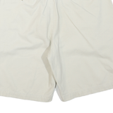 CHAPS Mens Shorts White Casual M W34 Classic Cotton Blend Summer