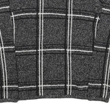 ALIA Womens Black Jumper Patterned Round Neck Basic Knit S Lightweight Soft