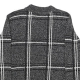 ALIA Womens Black Jumper Patterned Round Neck Basic Knit S Lightweight Soft