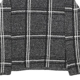 ALIA Womens Black Jumper Patterned Round Neck Basic Knit S Lightweight Soft