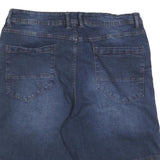 MOUNTAIN RIDGE Mens Denim Blue Casual Shorts XL W38 Cotton Blend