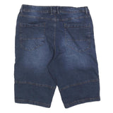 MOUNTAIN RIDGE Mens Denim Blue Casual Shorts XL W38 Cotton Blend