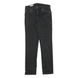 LEVI'S 511 Slim Mens Black Slim Skinny Denim Medium W30 L30 Zip Jeans