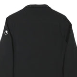 SHERPA Womens Black Zip Jacket S Polyester Blend Plain Outdoor Casual