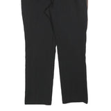 H&M Womens Polyester Blend Black Trousers Regular W30 L27 Side Stripe Zip