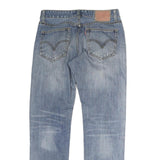 LEVI'S 501 Mens Slim Blue Denim Medium W31 L29 Classic Zip Jeans